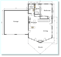 1s1 floor 2800 sq ft Chalet